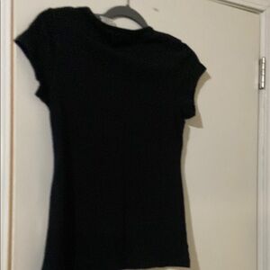 Disney Black Fitted Short Sleeve T-Shirt